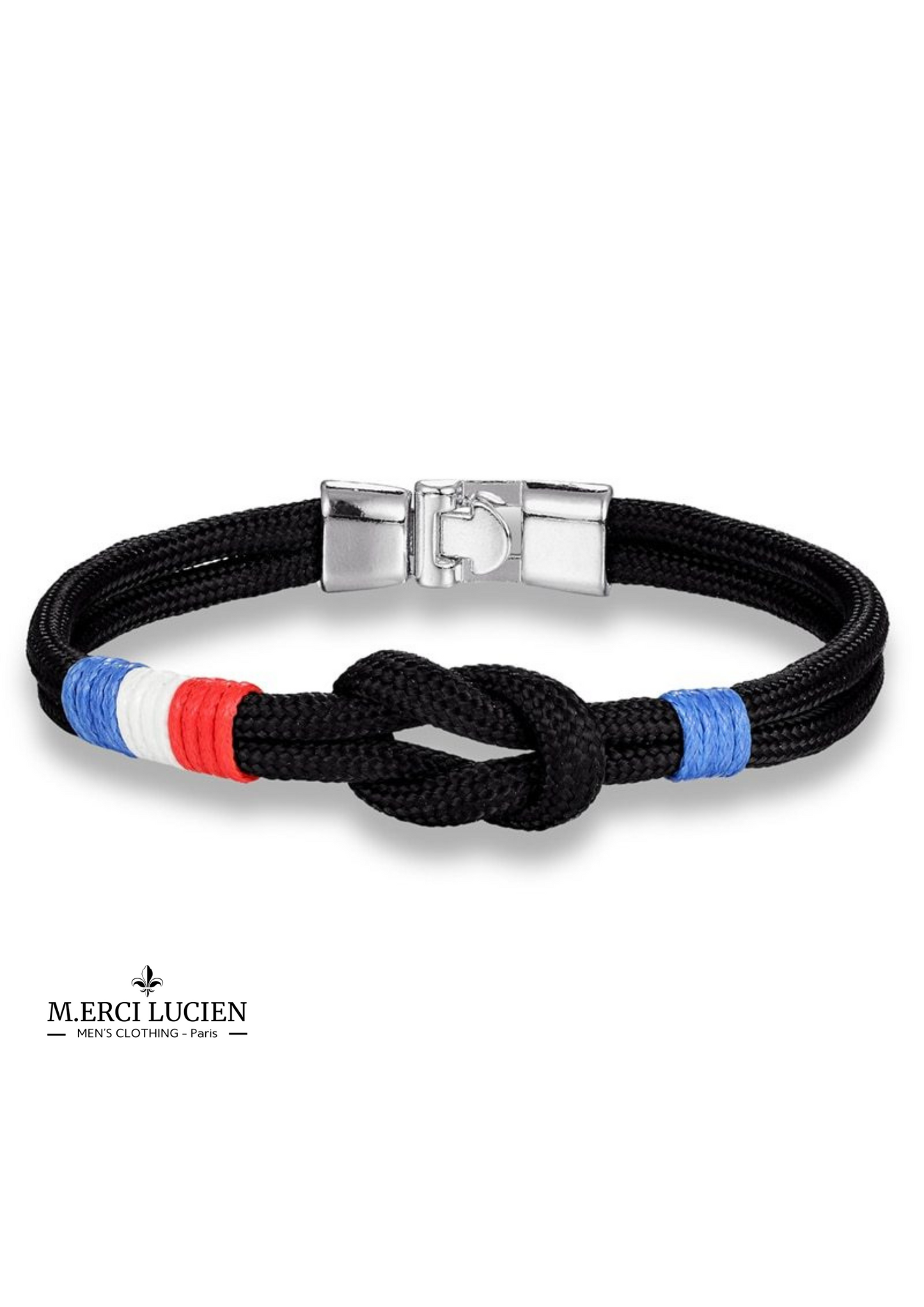 Bracelet en corde tressée français