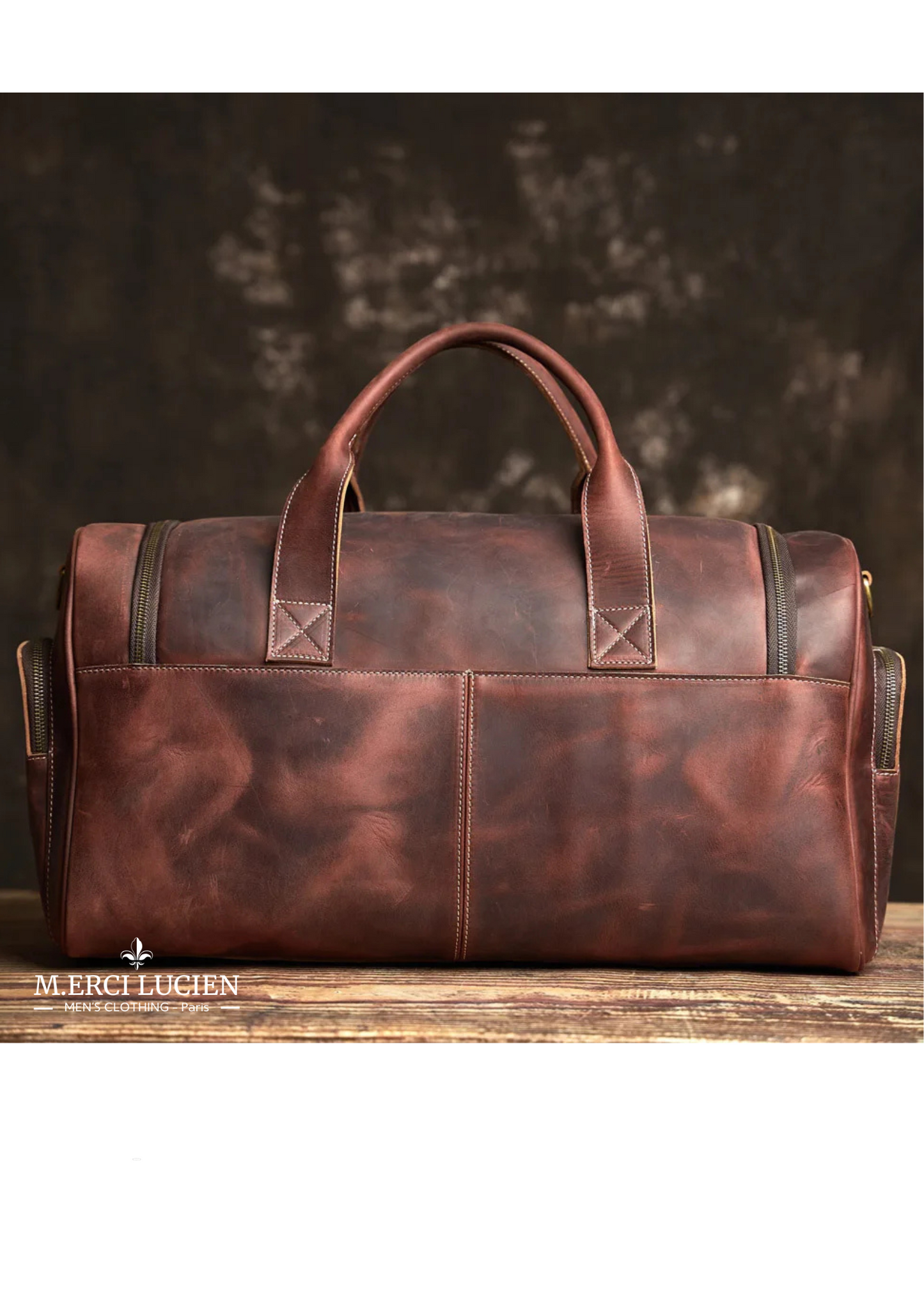 Sac de Voyage Vintage en Cuir