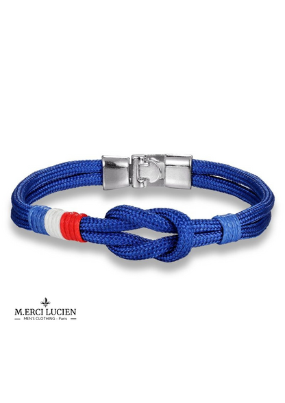 Bracelet en corde tressée français