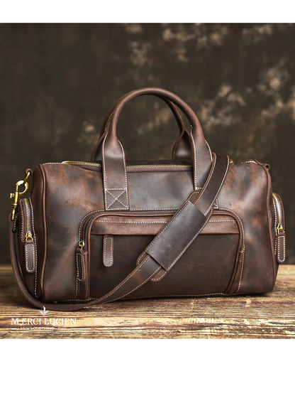 Sac de Voyage Vintage en Cuir