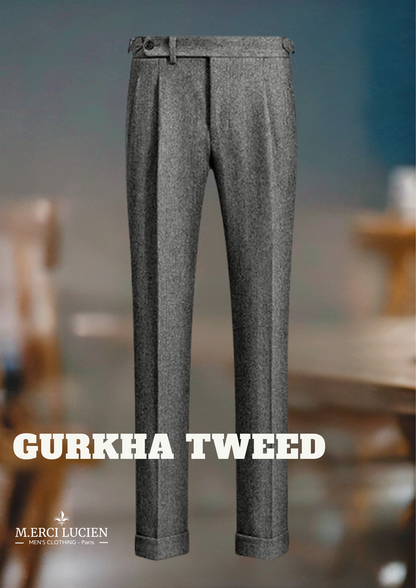 Pantalon Gurkha pour Homme en tweed