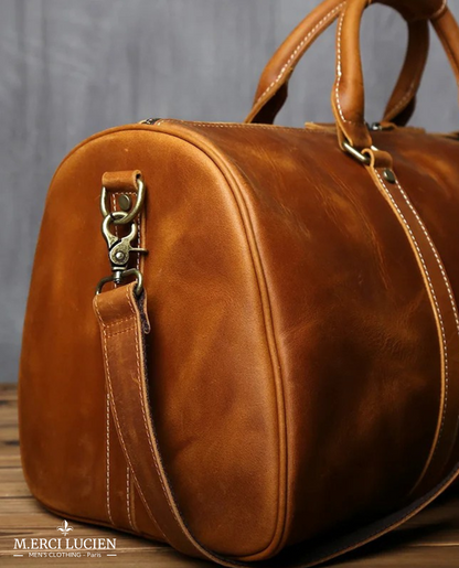 Sac de Voyage Vintage en Cuir