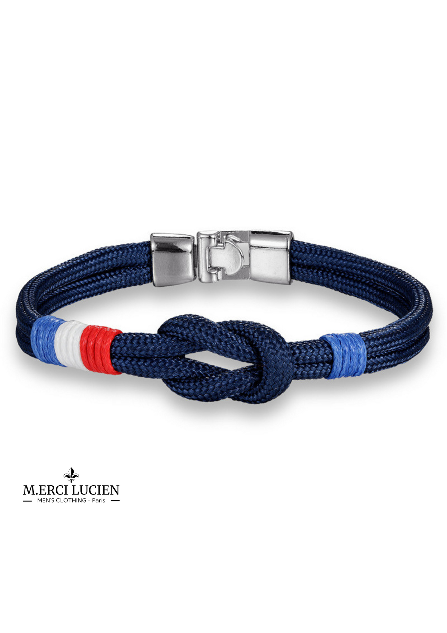 Bracelet en corde tressée français